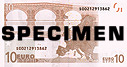 10 euro banknote geschenk
