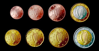 euro geschenk sammlung irland