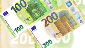 neue Euroscheine neu 100er 200er Euros